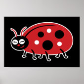 Cute Ladybug Poster (Voorkant)