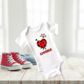 Cute ladybug  romper