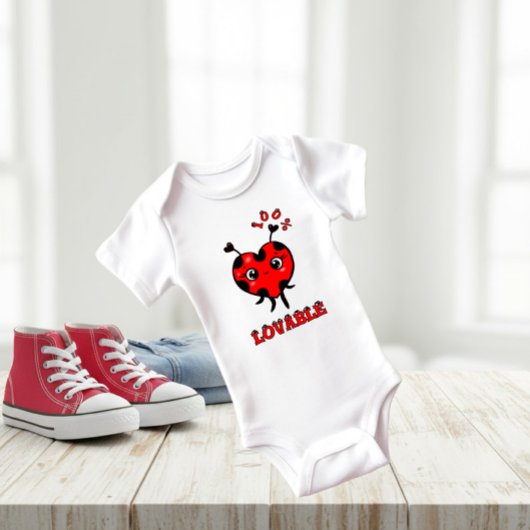 Cute ladybug romper