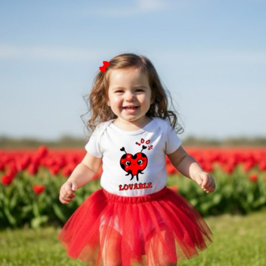 Cute ladybug  romper