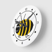 Cute Ladybug Ronde Klok (Hoek)