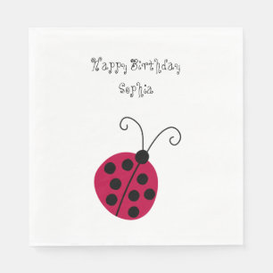 Cute Ladybug Servetten