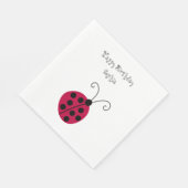 Cute Ladybug Servetten (Hoek)