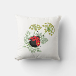 Cute Ladybug Sierkussen van 16 x 16 inch