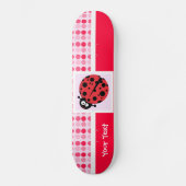 Cute Ladybug Skateboard (Voorkant)