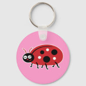 Cute Ladybug Sleutelhanger (Voorkant)
