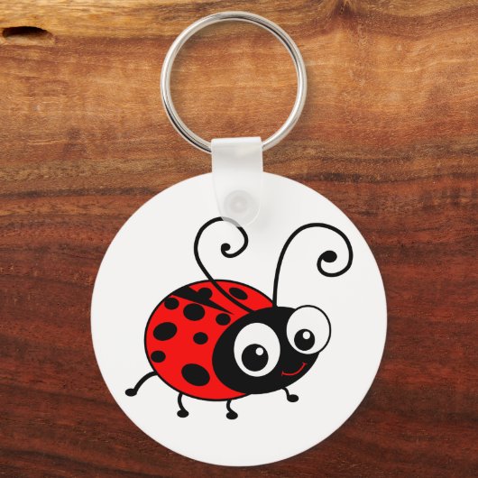 Cute Ladybug Sleutelhanger (Voorkant)