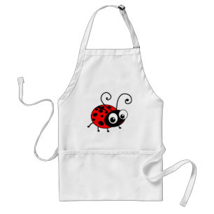 Cute Ladybug Standaard Schort