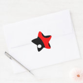 Cute ladybug ster sticker (Envelop)