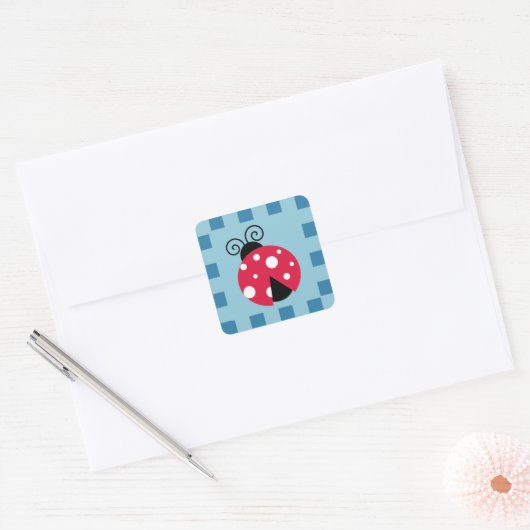 Cute Ladybug Stickers (Envelop)