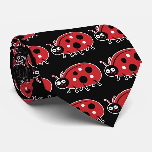 Cute Ladybug Stropdas (Opgerold)