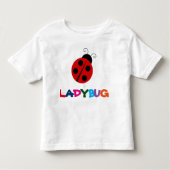Cute Ladybug Summer Fun Toddler T-Shirt (Voorkant)