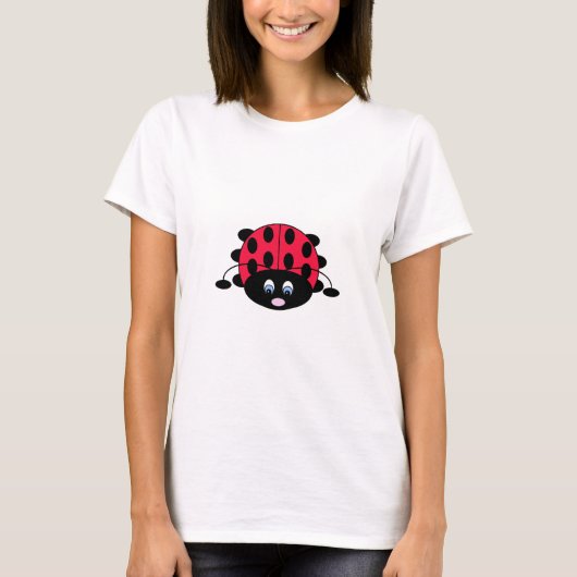 Cute Ladybug T-Shirt (Voorkant)
