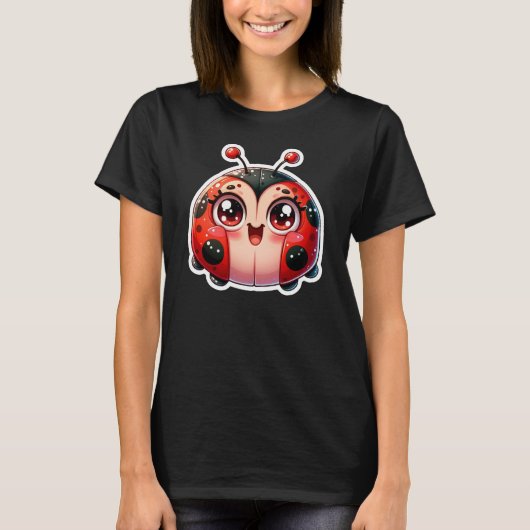 Cute Ladybug T-shirt (Voorkant)
