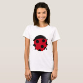 Cute Ladybug T-shirt met Grafische Print (Voorkant volledig)