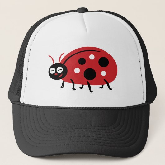 Cute Ladybug Trucker Pet (Voorkant)