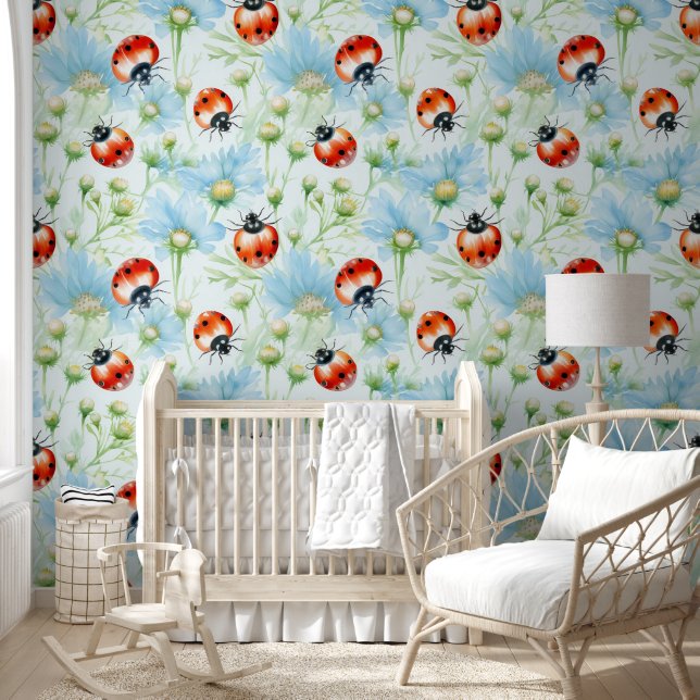 Cute Ladybugs Behang (Kinderen)