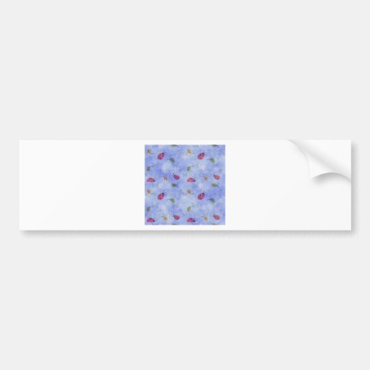 Cute Ladybugs Bumpersticker (Voorkant)