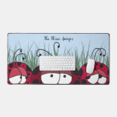 Cute Ladybugs Bureaumat (Keyboard & Muis)