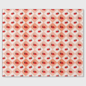 Cute Ladybugs Cadeaupapier (Vlak)