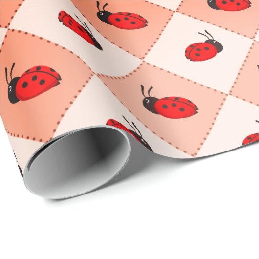 Cute Ladybugs Cadeaupapier (Rol Hoek)