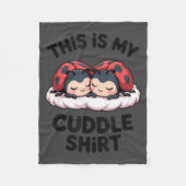 Cute Ladybugs Couple This Is My Cuddle  Fleece Deken (Voorkant)