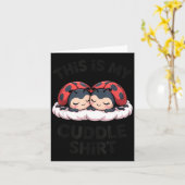 Cute Ladybugs Couple This Is My Cuddle  Kaart (Gele Bloem)