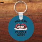 Cute Ladybugs Couple This Is My Cuddle  Sleutelhanger (Voorkant)