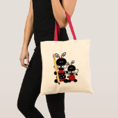 Cute Ladybugs en Pencil Teacher's Canvas tas (Voorkant (product))