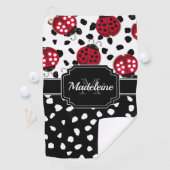 Cute Ladybugs Golfhanddoek (Insitu)