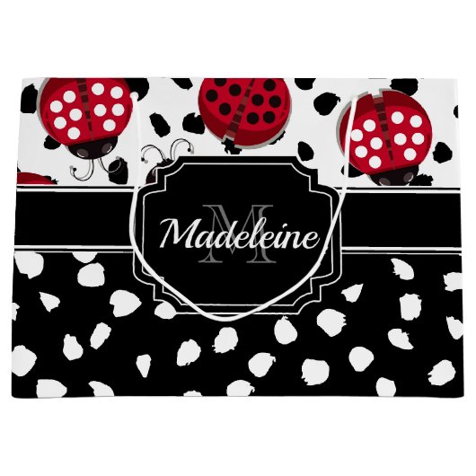 Cute Ladybugs Groot Cadeauzakje (Voorkant)