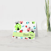 Cute Ladybugs Hartelijk dank Bedankkaart (Voorkant)