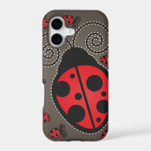 Cute Ladybugs iPhone 5 Hoesje-Mate Barely Daar