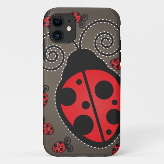 Cute Ladybugs iPhone 5 Hoesje-Mate Barely Daar Case-Mate iPhone Case (Achterkant)