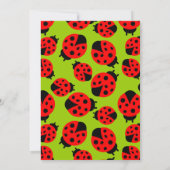 Cute Ladybugs Kaart (Achterkant)