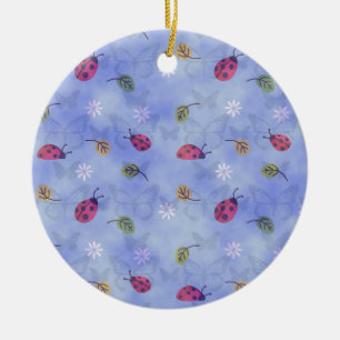 Cute Ladybugs Keramisch Ornament