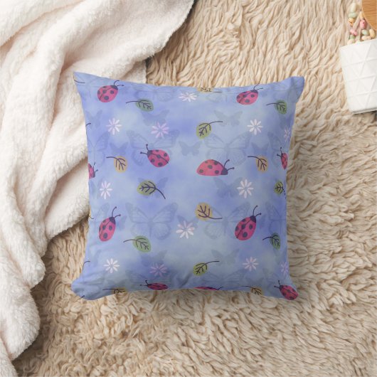 Cute Ladybugs Kussen (Deken)