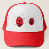 Cute Ladybugs Red Trucker Pet (Voorkant)