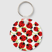 Cute Ladybugs Sleutelhanger (Voorkant)