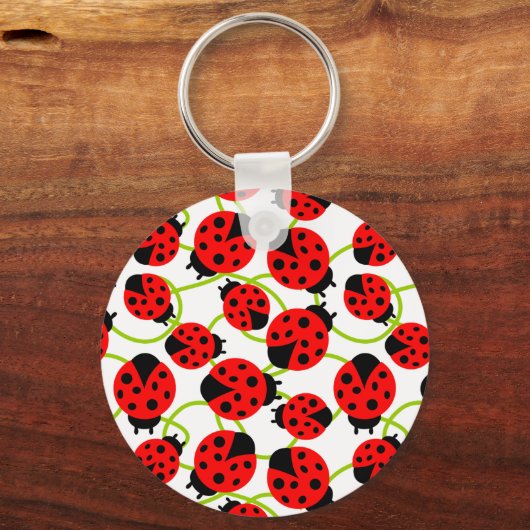 Cute Ladybugs Sleutelhanger (Voorkant)