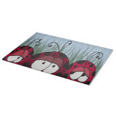 Cute Ladybugs Snijplank (Hoek)
