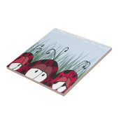 Cute Ladybugs Tegeltje (Zijkant)