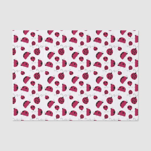 Cute Ladybugs Tissuepapier (Voorkant)
