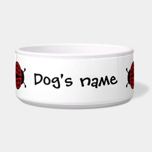 Cute ladybugs voerbakje