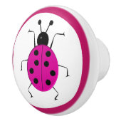 Cute Ladybugs voor kinderen Keramische Knop (Rechts)