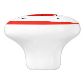 Cute Ladybugs voor kinderen Keramische Knop (Zijkant)