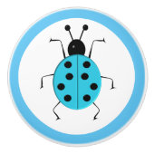Cute Ladybugs voor kinderen Keramische Knop (Voorkant)