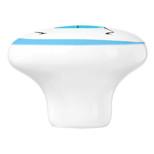 Cute Ladybugs voor kinderen Keramische Knop (Zijkant)