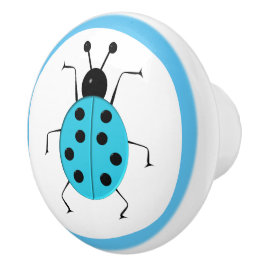 Cute Ladybugs voor kinderen Keramische Knop