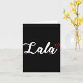 Cute Lala Lover Gift For Women Grandma Christmas  Kaart (Gele Bloem)